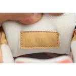Louis Vuitton Trainer Sneaker Rendered Orange Fabric 1ACVMX