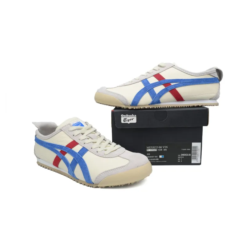 Onitsuka Tiger Mexico 66 Vintage White Directoire Blue 1183B391-100