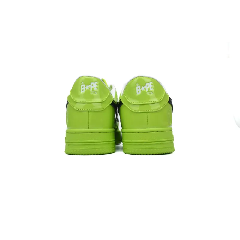 A Bathing Ape Bape Sta Low Green mirror black hook 1H70-101-001
