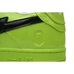 A Bathing Ape Bape Sta Low Green mirror black hook 1H70-101-001
