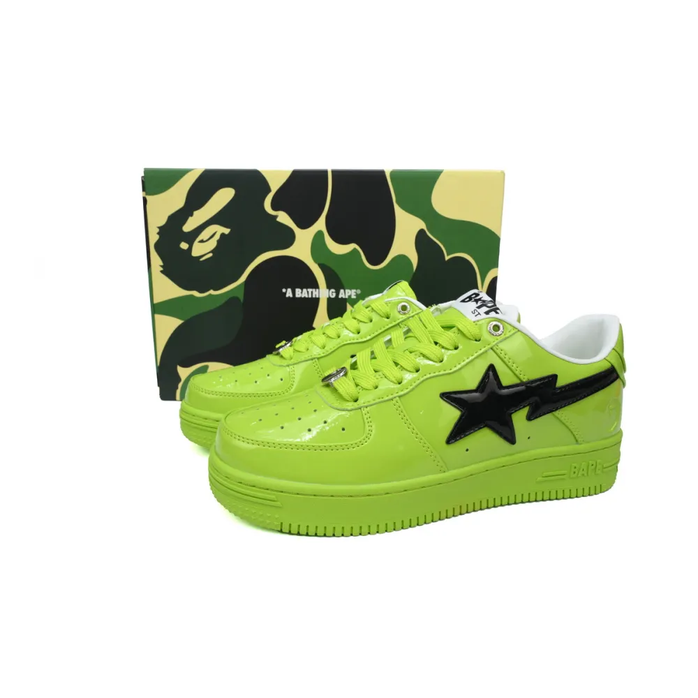 a bathing ape bape sta low green mirror black hook 1h70-101-001