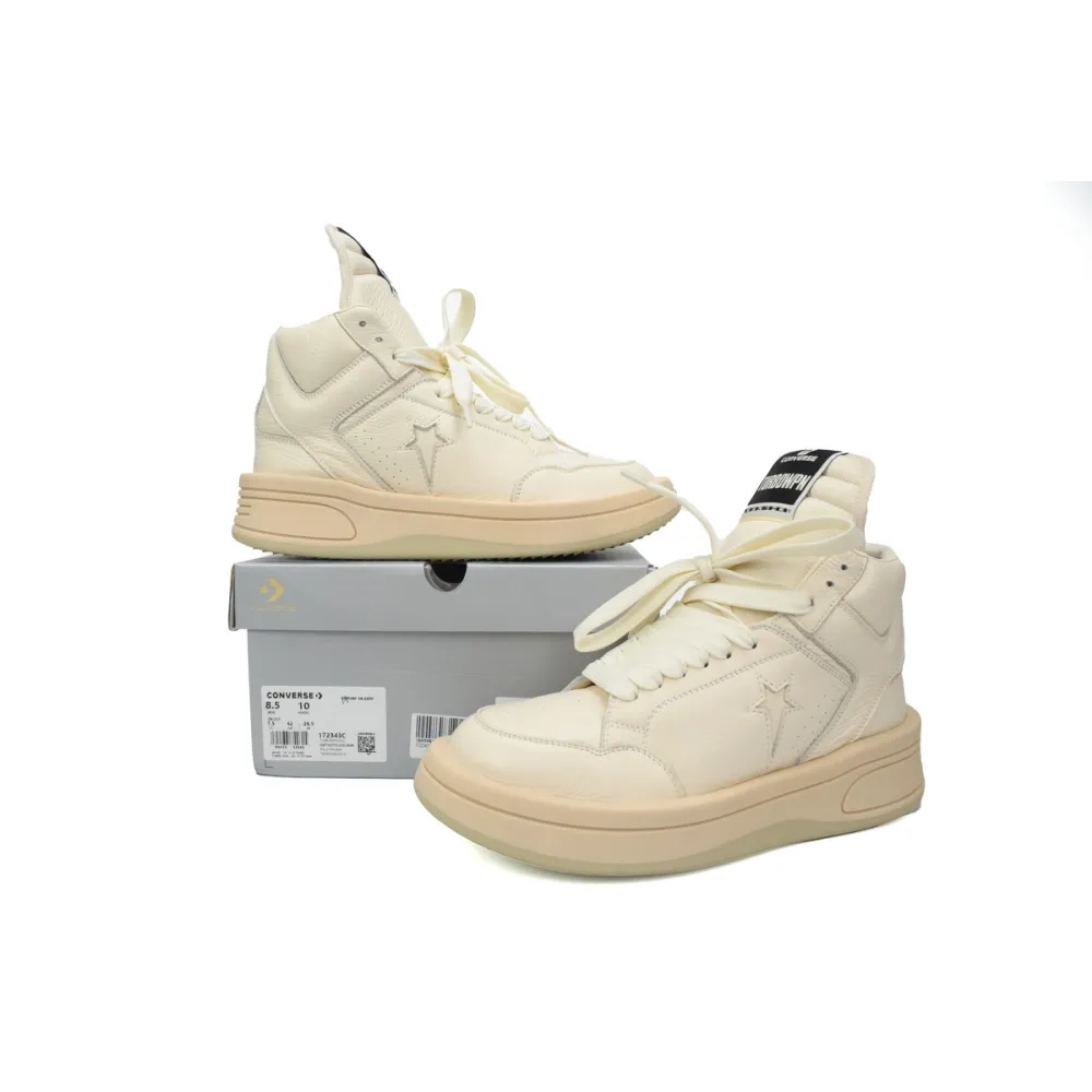 rick owens drkshdw x converseweapon turbodrk 172343c