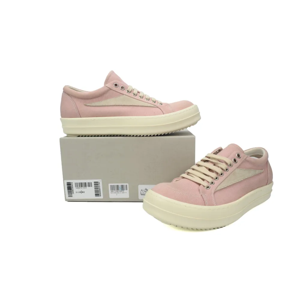 rick owens wmns edfu vintage low 'faded pink'