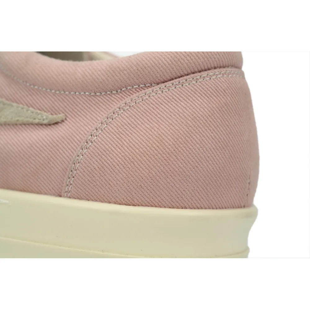 rick owens wmns edfu vintage low 'faded pink'