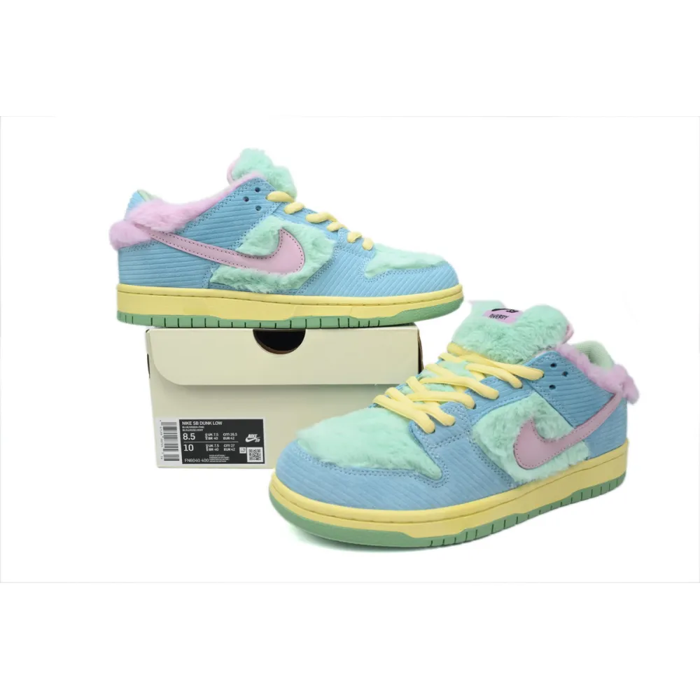 pk god batch nike sb dunk lowverdy visty fn6040-400