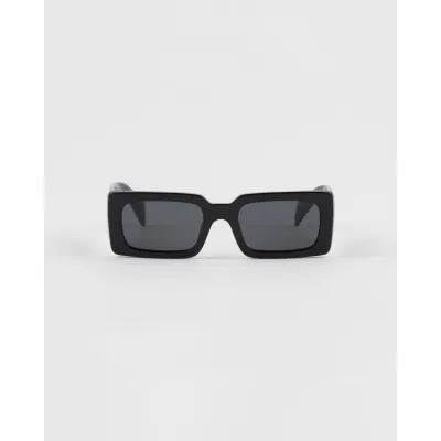 Prada Rectangle Sunglasses Black CK190SPRA07 1ABFS0 02