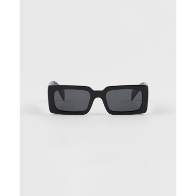 Prada Rectangle Sunglasses Black CK190SPRA07 1ABFS0 02