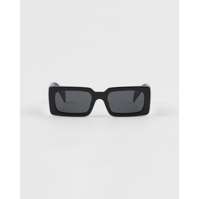 Prada Rectangle Sunglasses Black CK190SPRA07 1ABFS0