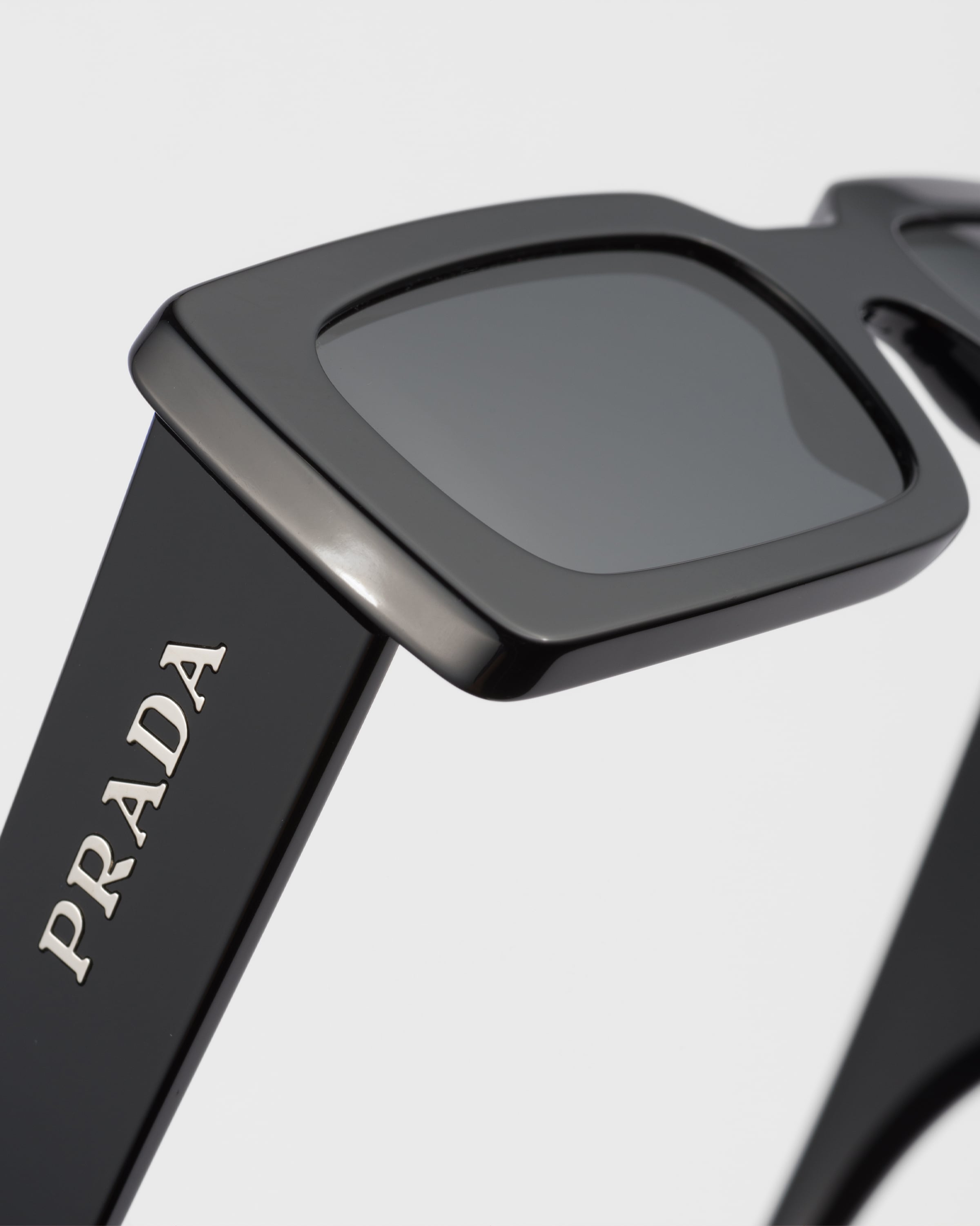 Prada Rectangle Sunglasses Black CK190SPRA07 1ABFS0