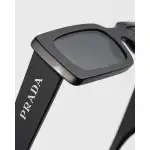 Prada Rectangle Sunglasses Black CK190SPRA07 1ABFS0