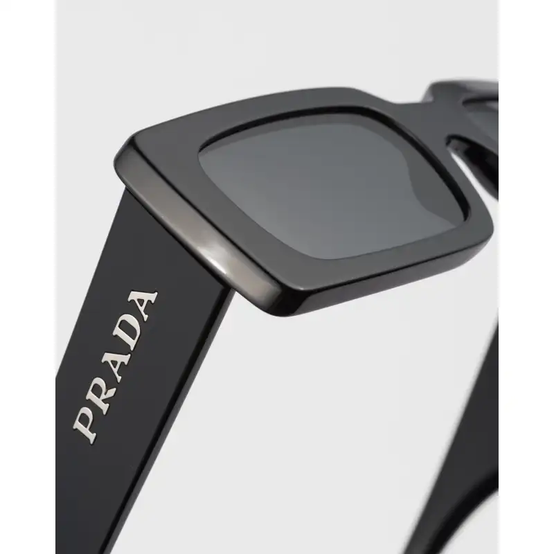 Prada Rectangle Sunglasses Black CK190SPRA07 1ABFS0