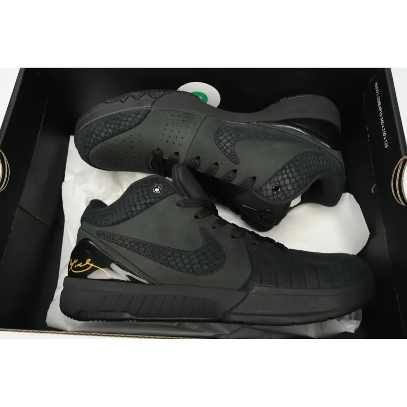 nike kobe 4 protro undefeated black mamba cq3869-001