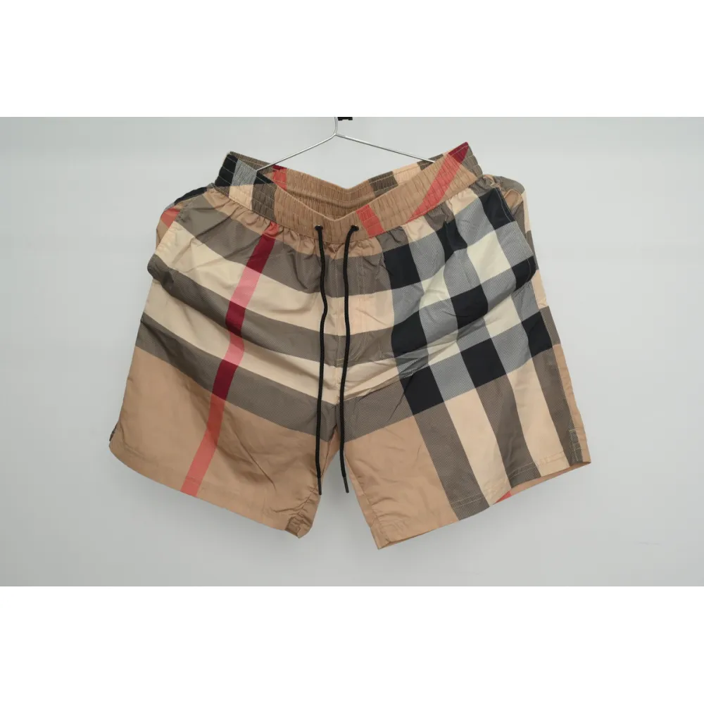 burberry check swim shorts archive beige ck aa9pb