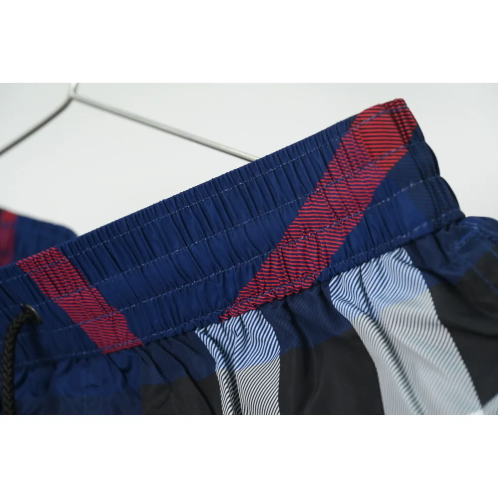 burberry check swim shorts carbon blue ck aa9pb