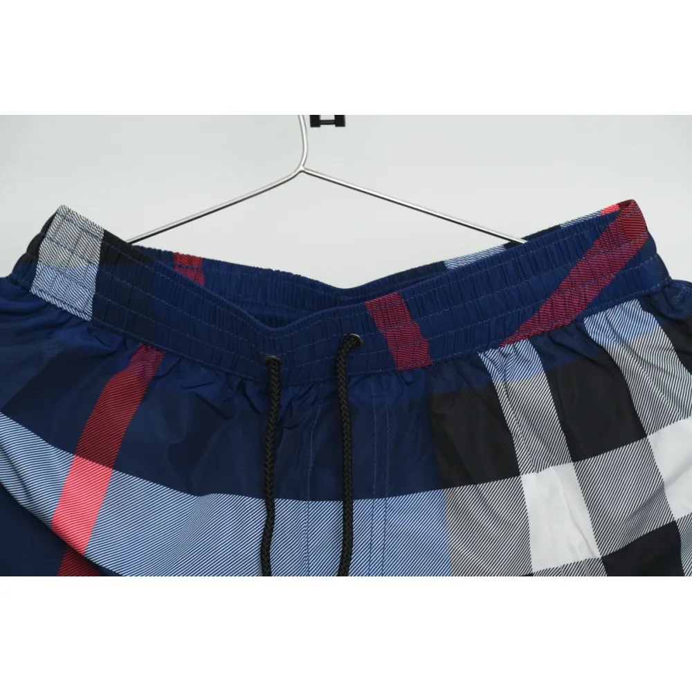 burberry check swim shorts carbon blue ck aa9pb