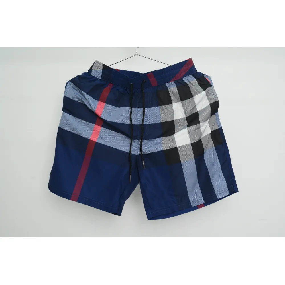 burberry check swim shorts carbon blue ck aa9pb