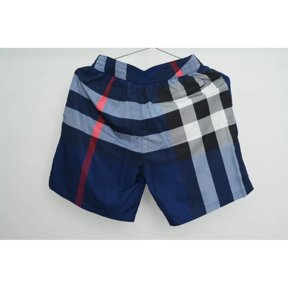 burberry check swim shorts carbon blue ck aa9pb