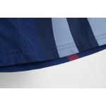Burberry Check Swim Shorts Carbon Blue CK AA9PB