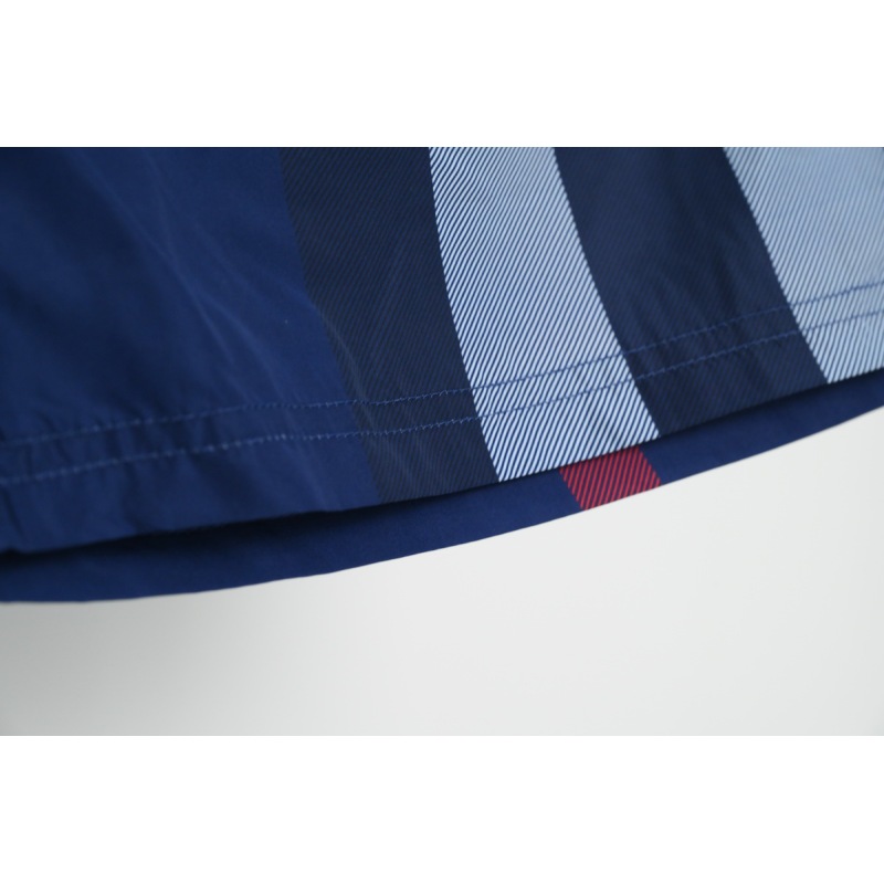 Burberry Check Swim Shorts Carbon Blue CK AA9PB