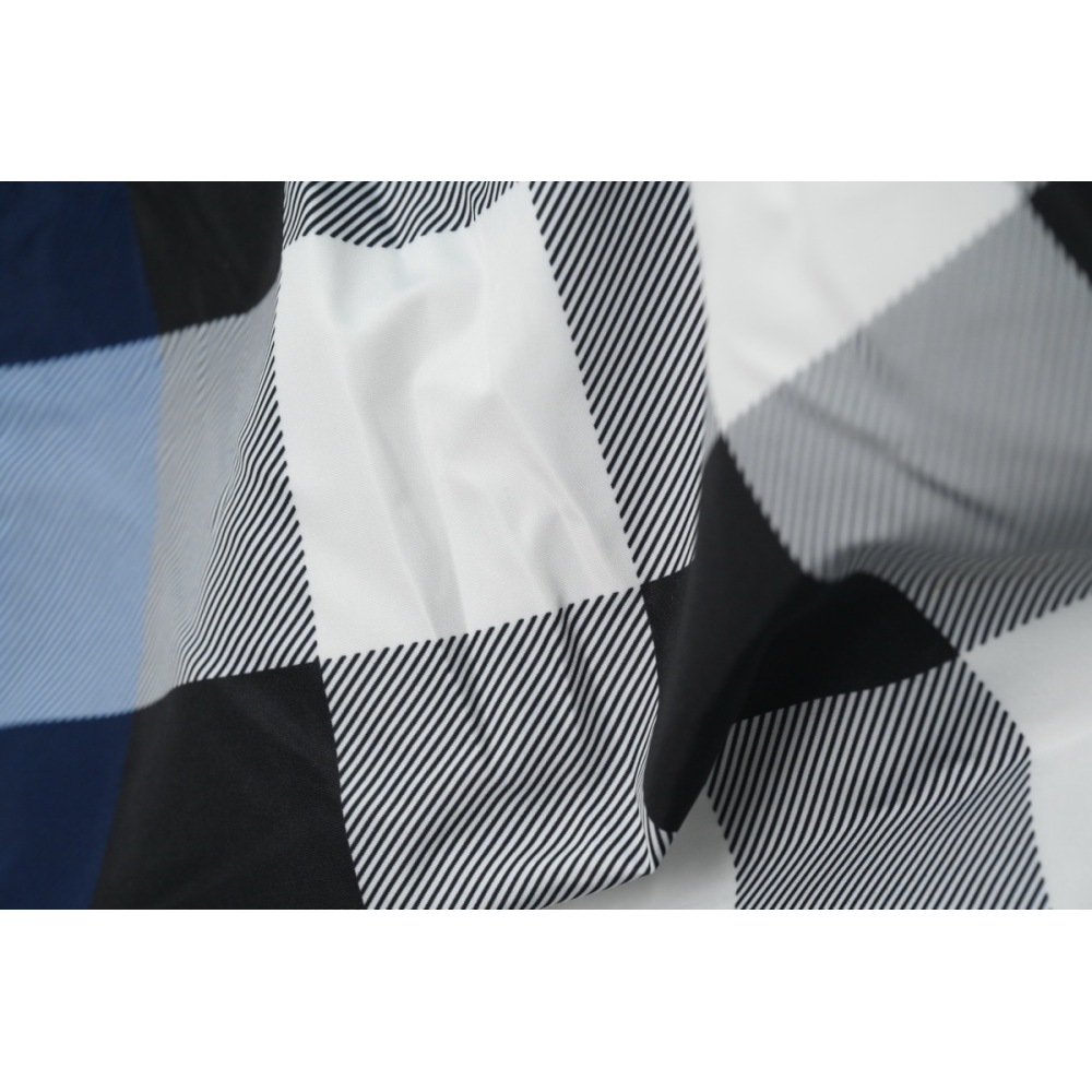 Burberry Check Swim Shorts Carbon Blue CK AA9PB