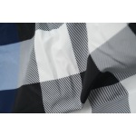 Burberry Check Swim Shorts Carbon Blue CK AA9PB