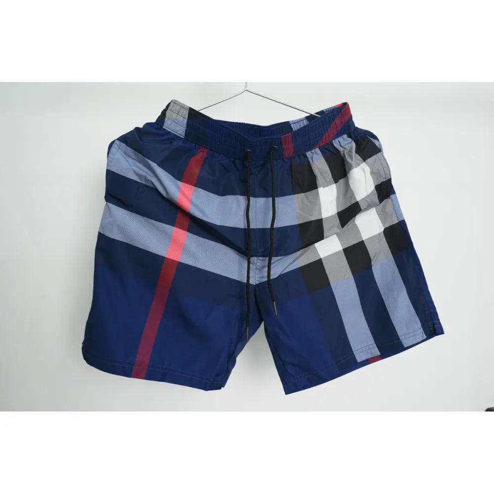 burberry check swim shorts carbon blue ck aa9pb