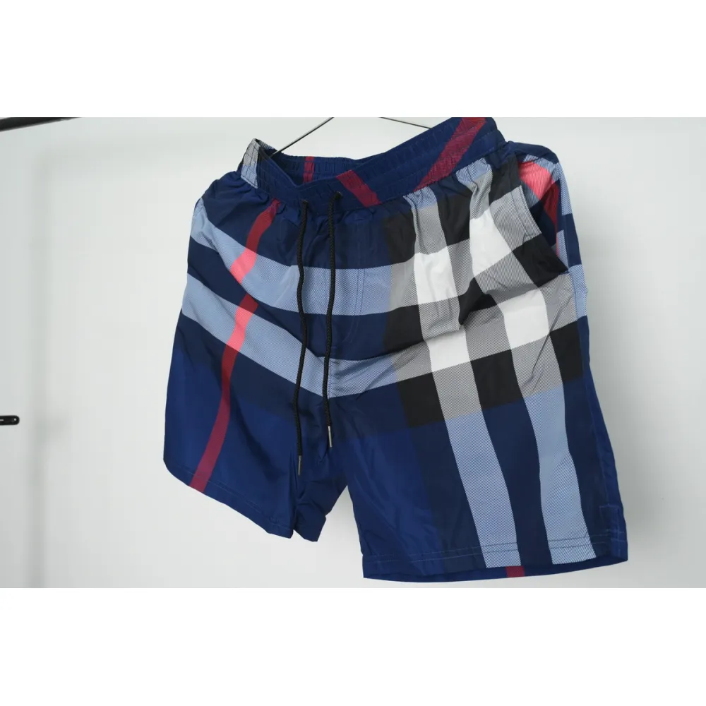 burberry check swim shorts carbon blue ck aa9pb