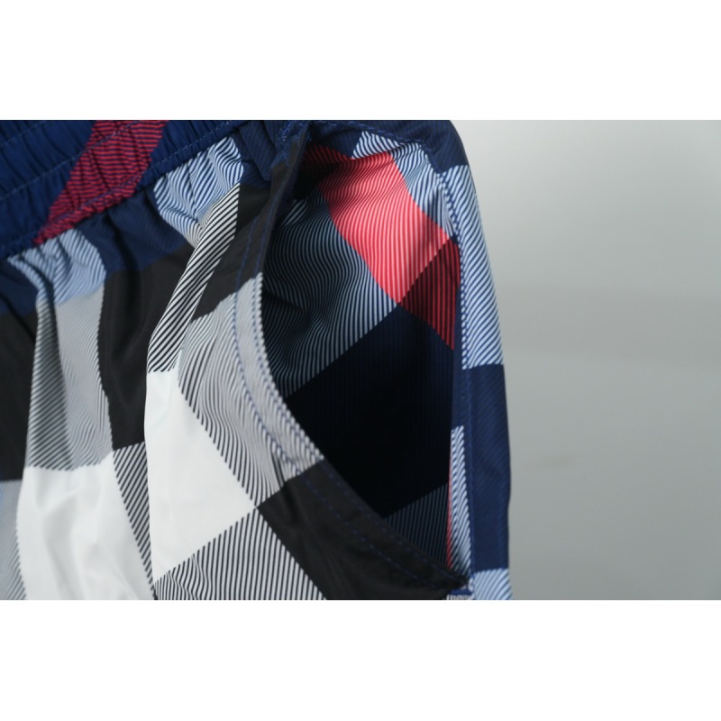 Burberry Check Swim Shorts Carbon Blue CK AA9PB