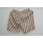 Fendi Fabric Swim Shorts Beige CK AA9BN