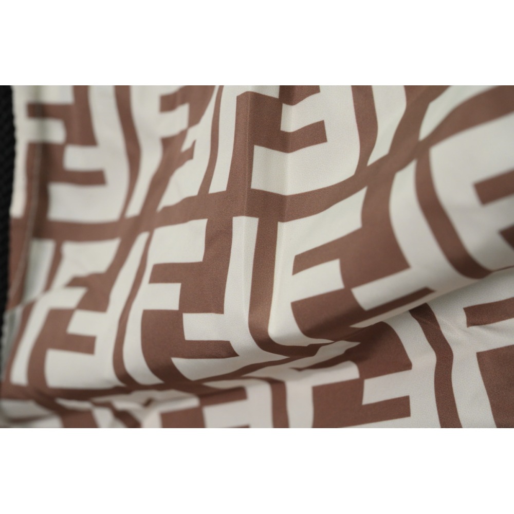 Fendi Fabric Swim Shorts Beige CK AA9BN