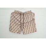 Fendi Fabric Swim Shorts Beige CK AA9BN