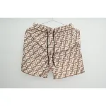 Fendi Fabric Swim Shorts Beige CK AA9BN