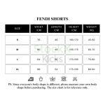 Fendi Fabric Swim Shorts Beige CK AA9BN