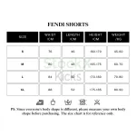Fendi FF Motif Swim Shorts Brown CK SS22