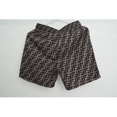Fendi FF Motif Swim Shorts Brown CK SS22 02