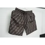 Fendi FF Motif Swim Shorts Brown CK SS22