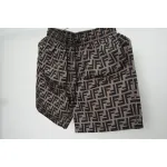 Fendi FF Motif Swim Shorts Brown CK SS22