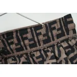 Fendi FF Motif Swim Shorts Brown CK SS22