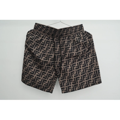 Fendi FF Motif Swim Shorts Brown CK SS22 01