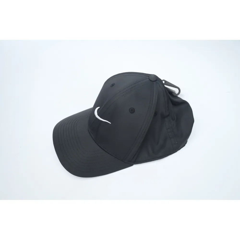 [add one] nike swoosh peaked cap black ck0708