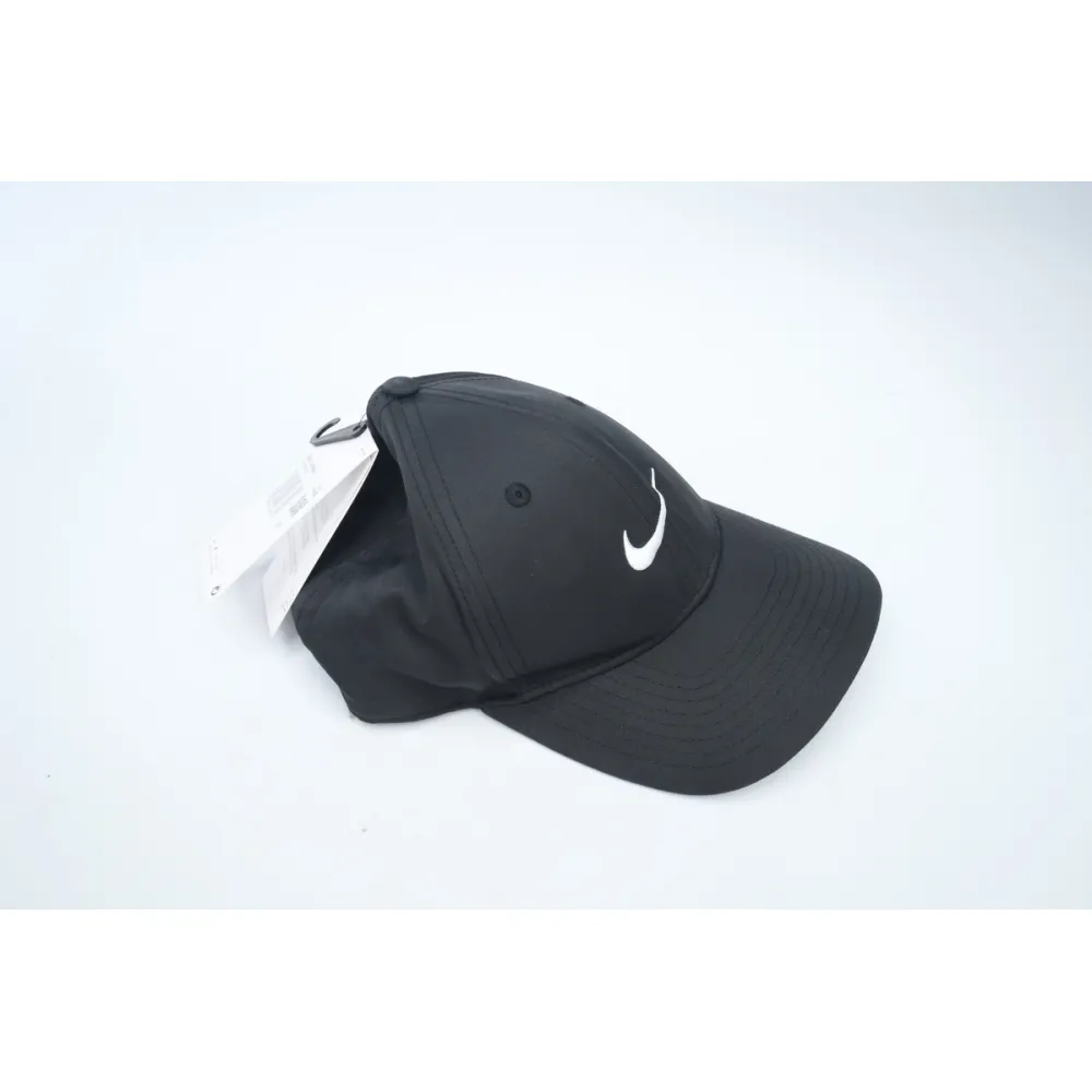 [add one] nike swoosh peaked cap black ck0708