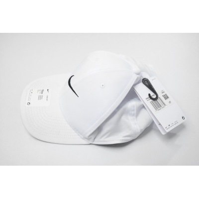 [Add One] Nike Swoosh Peaked Cap White CK0708 02