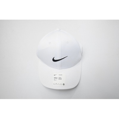 [Add One] Nike Swoosh Peaked Cap White CK0708 01