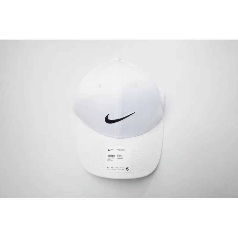 [Add One] Nike Swoosh Peaked Cap White CK0708