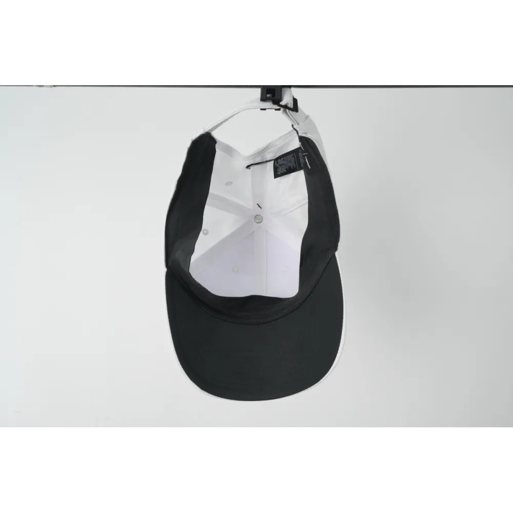 [add one] nike swoosh peaked cap white ck0708