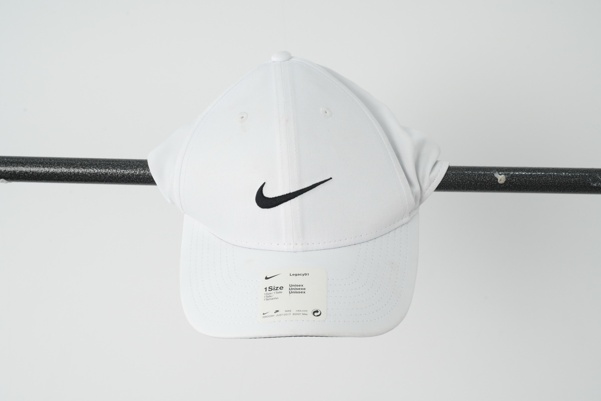 [Add One] Nike Swoosh Peaked Cap White CK0708