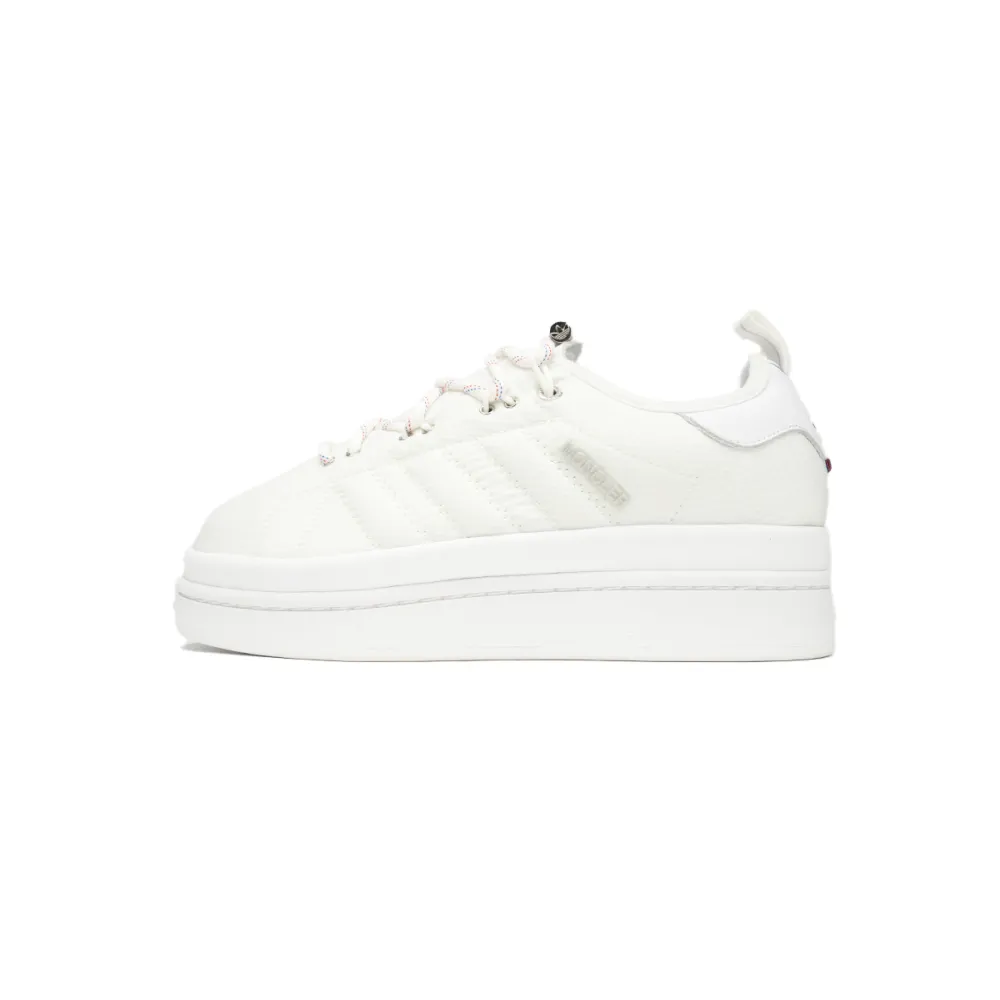 Moncler x Adidas Originals Campus All White IG7865