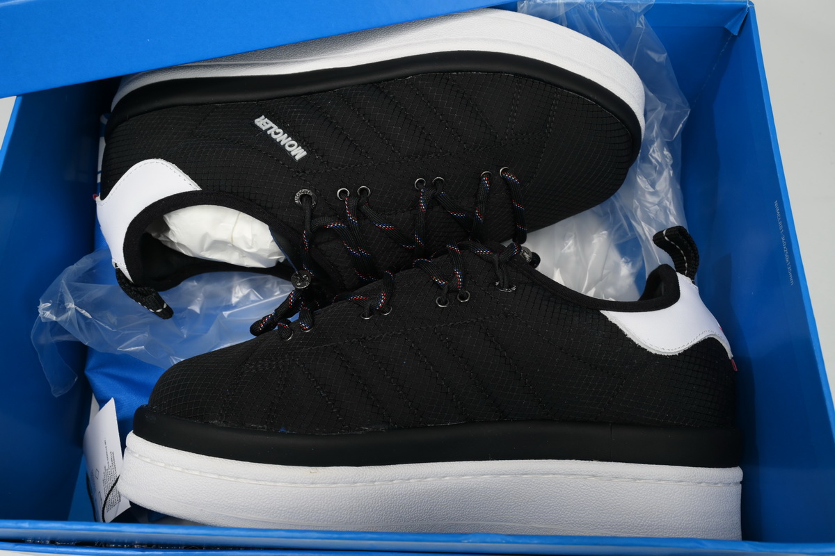 Moncler x Adidas Originals Campus Black White IG7868