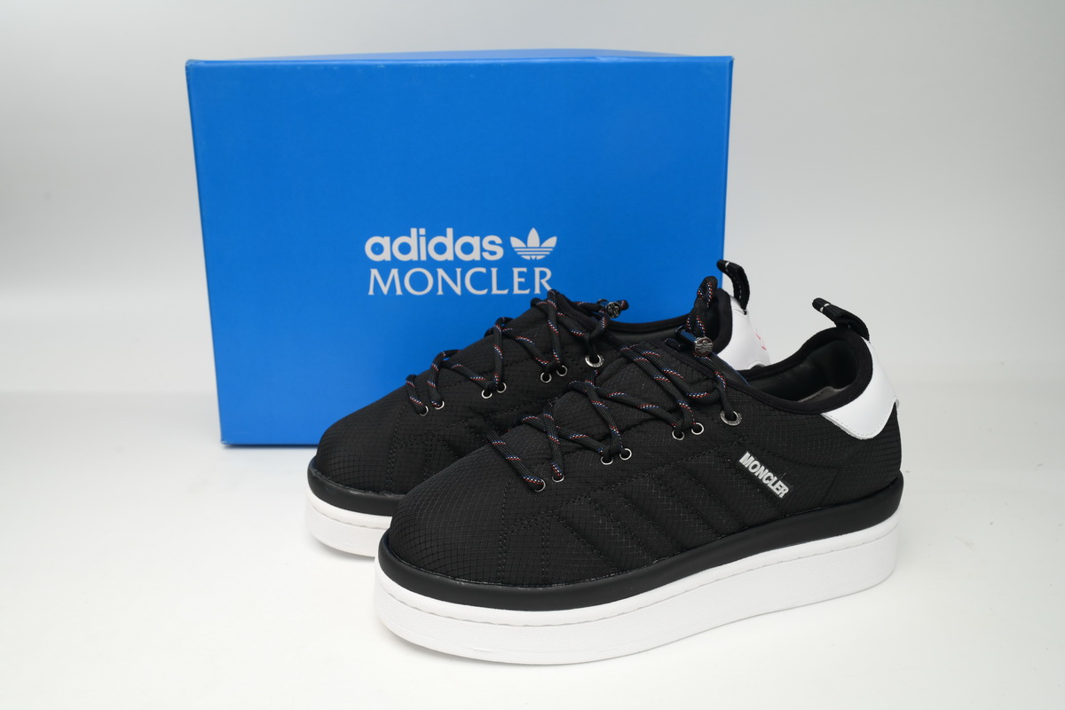 Moncler x Adidas Originals Campus Black White IG7868