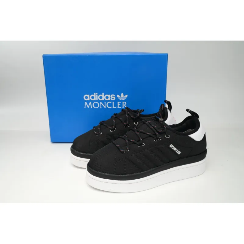 Moncler x Adidas Originals Campus Black White IG7868